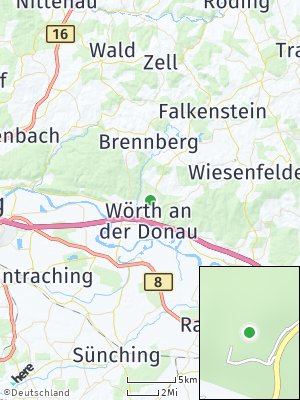 Here Map of Wörth an der Donau