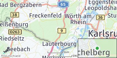 Google Map of Büchelberg