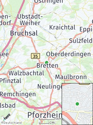 Here Map of Bretten