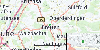 Google Map of Bretten