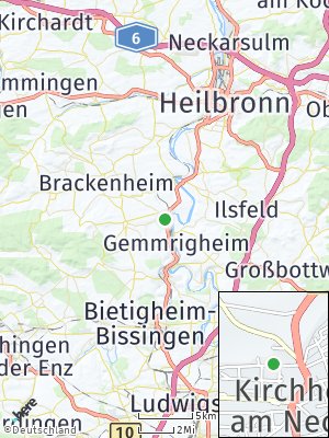 Here Map of Kirchheim am Neckar