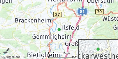 Google Map of Neckarwestheim