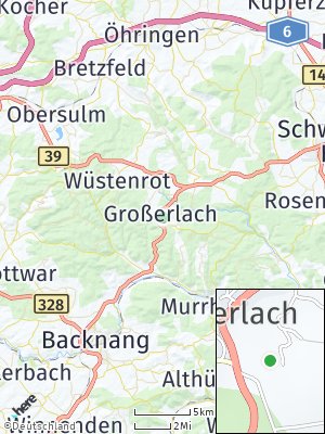Here Map of Großerlach