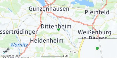 Google Map of Dittenheim