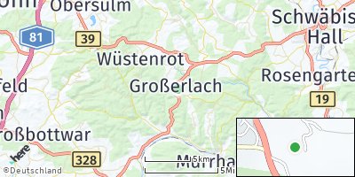 Google Map of Großerlach