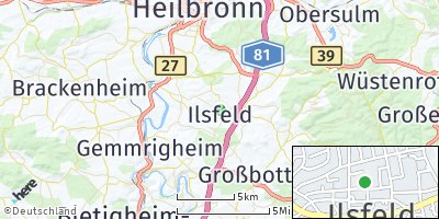 Google Map of Ilsfeld