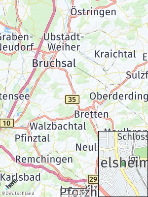 Here Map of Gondelsheim