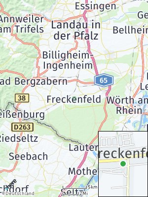 Here Map of Freckenfeld