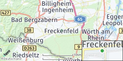 Google Map of Freckenfeld