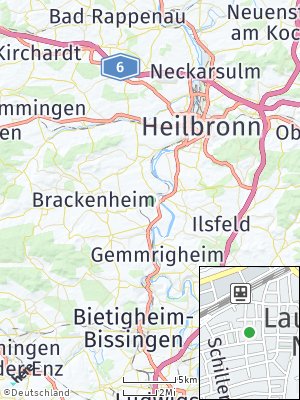 Here Map of Lauffen am Neckar