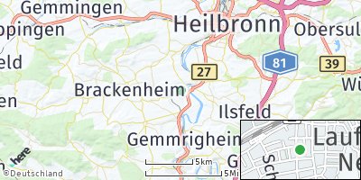 Google Map of Lauffen am Neckar