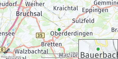 Google Map of Bauerbach