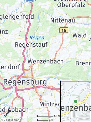 Here Map of Wenzenbach