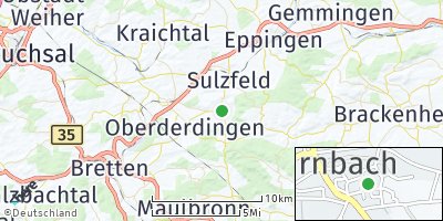 Google Map of Kürnbach