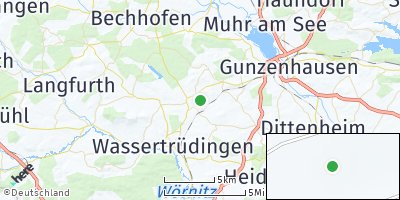 Google Map of Unterschwaningen