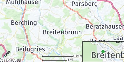 Google Map of Breitenbrunn