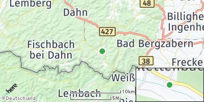 Google Map of Niederschlettenbach