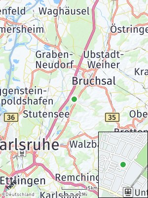 Here Map of Untergrombach