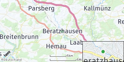 Google Map of Beratzhausen
