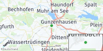 Google Map of Oberwurmbach