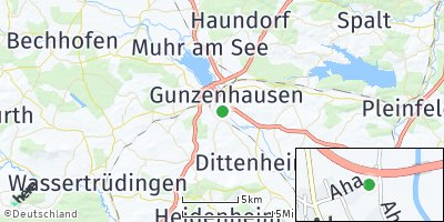 Google Map of Gunzenhausen