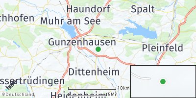 Google Map of Obenbrunn