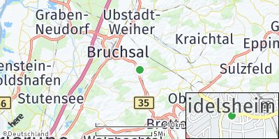Google Map of Heidelsheim
