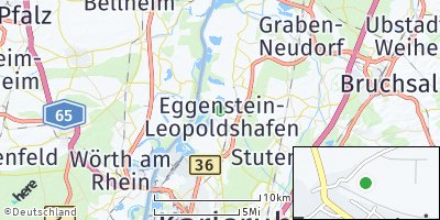 Google Map of Leopoldshafen