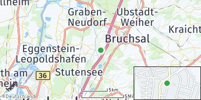 Google Map of Büchenau