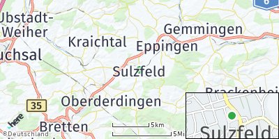 Google Map of Sulzfeld