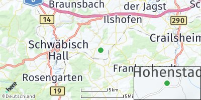 Google Map of Hohenstadt