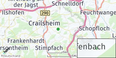Google Map of Ofenbach