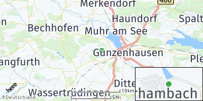 Google Map of Oberhambach