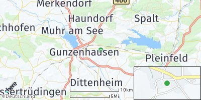 Google Map of Frickenfelden