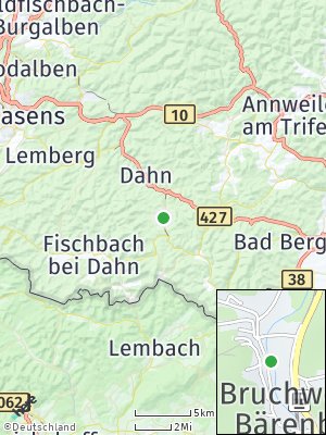 Here Map of Bruchweiler-Bärenbach