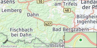 Google Map of Erlenbach bei Dahn