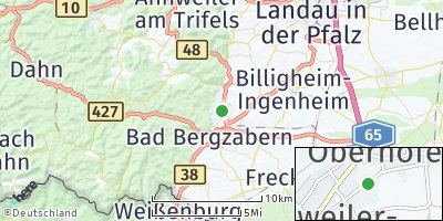 Google Map of Pleisweiler-Oberhofen