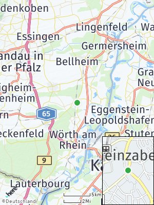 Here Map of Rheinzabern
