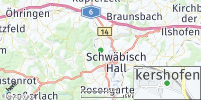 Google Map of Wackershofen