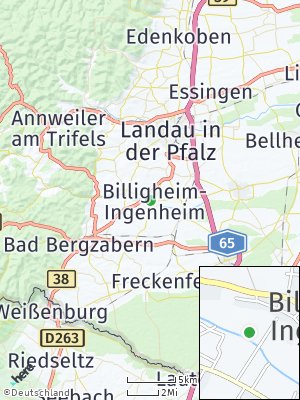 Here Map of Billigheim-Ingenheim