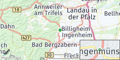 Google Map of Klingenmünster
