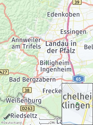 Here Map of Heuchelheim-Klingen