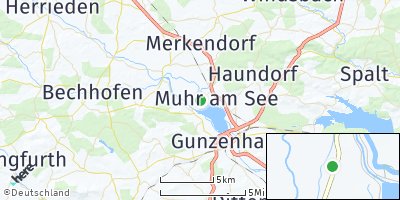 Google Map of Muhr am See