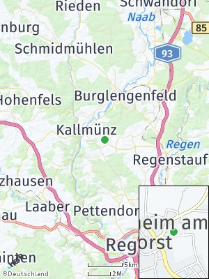 Here Map of Holzheim am Forst