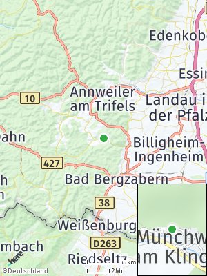 Here Map of Münchweiler am Klingbach