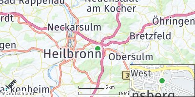 Google Map of Weinsberg
