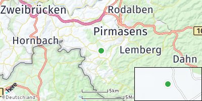Google Map of Gemeinde Vinningen