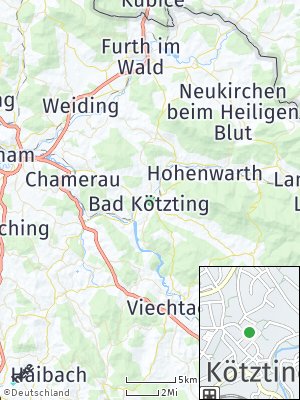 Here Map of Bad Kötzting