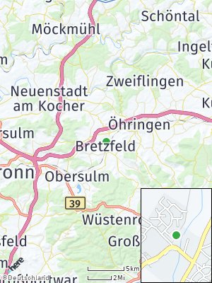 Here Map of Bretzfeld
