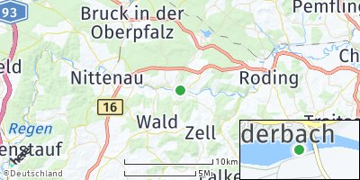 Google Map of Walderbach